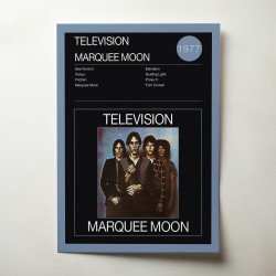 Television – Marquee Moon Fine Art Album Poster