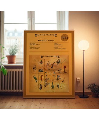 Blancmange – Mange Tout Fine Art Album Poster - Music Wall Decor