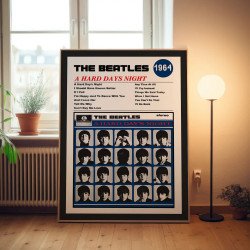 The Beatles - A Hard Days Night Fine Art Album Poster