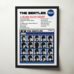 The Beatles - A Hard Days Night Fine Art Album Poster