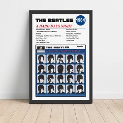 The Beatles - A Hard Days Night Fine Art Album Poster