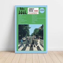 The Beatles - Abbey Road Fine Art Album Poster