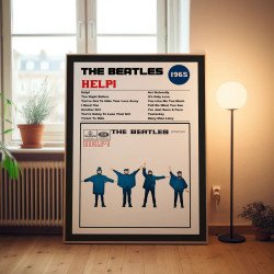 The Beatles - Help Fine Art Album Poster Wall Art