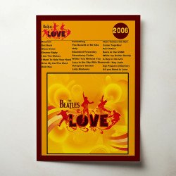 The Beatles - Love Album Fine Art Album Poster