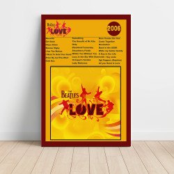 The Beatles - Love Album Fine Art Album Poster