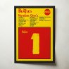 The Beatles - Number 1's Fine Art Album Poster