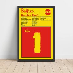 The Beatles - Number 1's Fine Art Album Poster