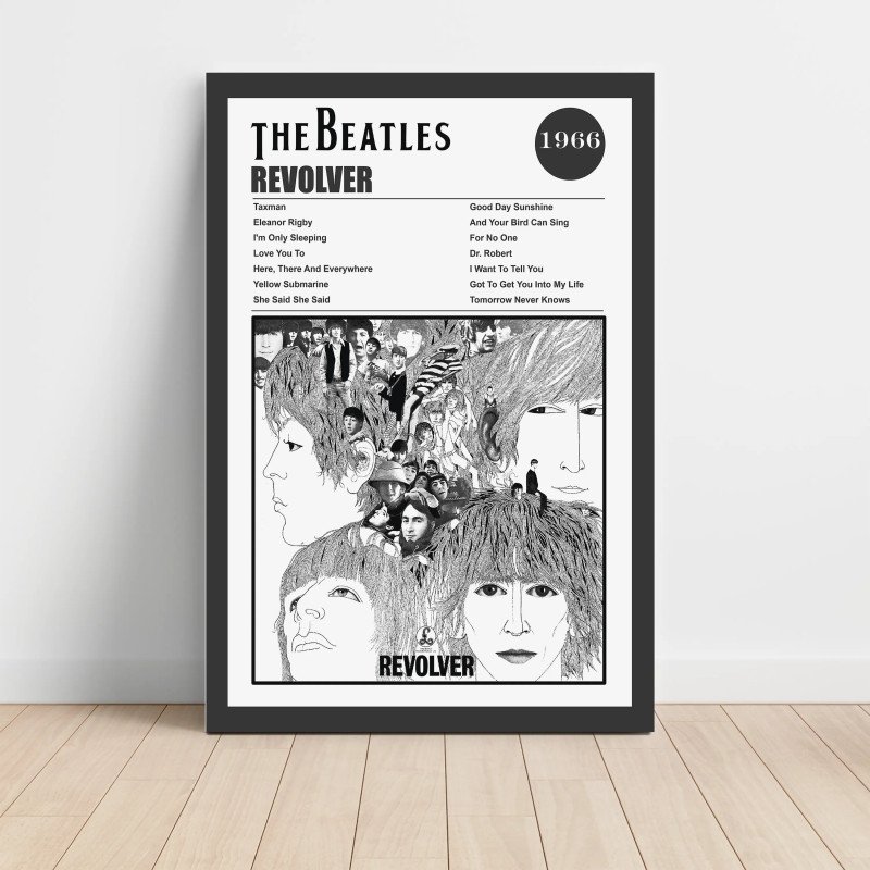 The Beatles - Revolver Fine Art Album Poster The Beatles - Revolver Fine Art Album Poster