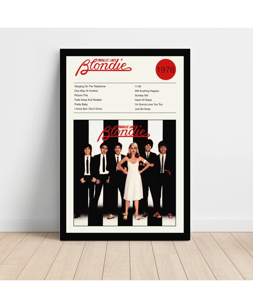 Blondie - Parallel Lines Fine Art Album Poster - Music Wall Decor