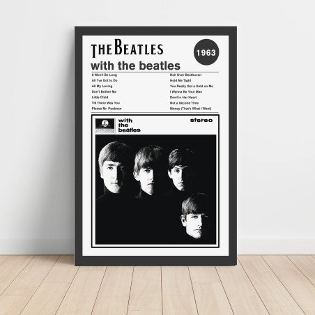 The Beatles - With The Beatles Fine Art Album Poster