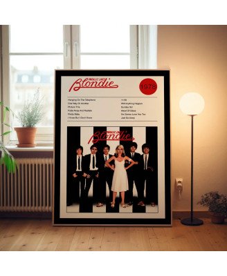 Blondie - Parallel Lines Fine Art Album Poster - Music Wall Decor