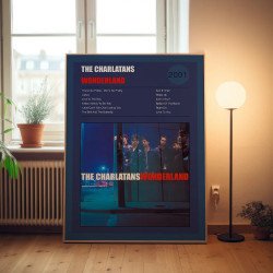 The Charlatans – Wonderland Fine Art Album Poster