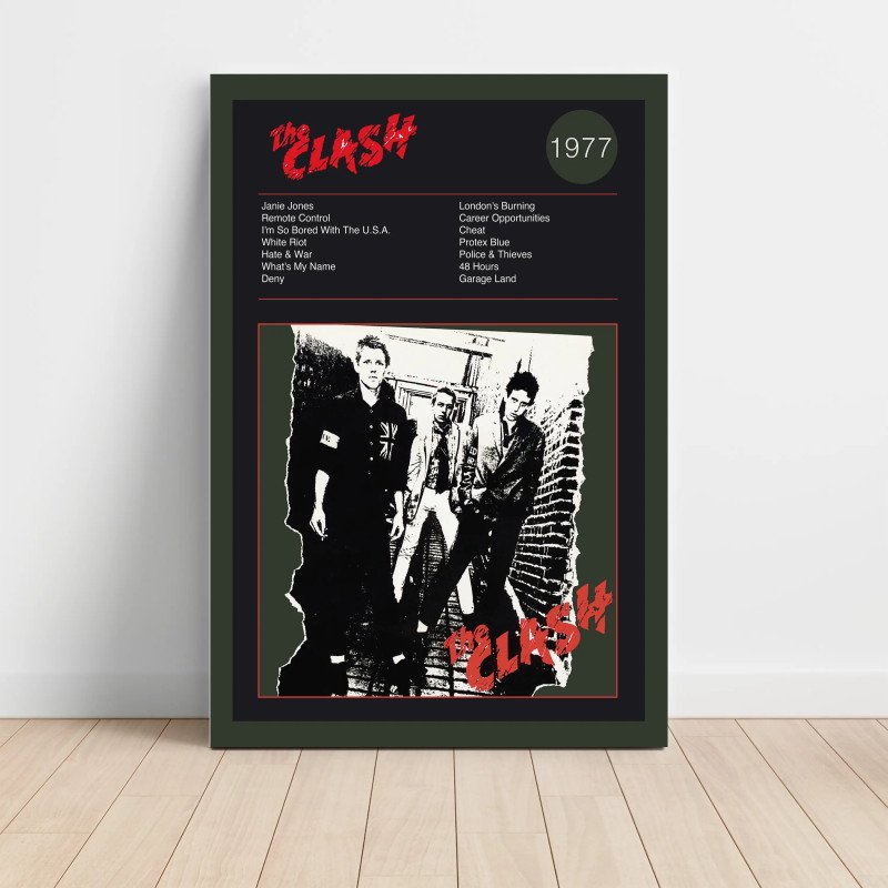 The Clash – The Clash Fine Art Album Poster The Clash – The Clash Fine Art Album Poster