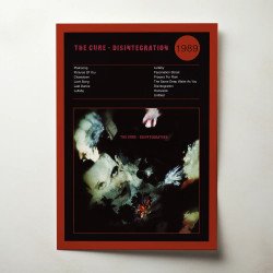 The Cure - Disintegration Fine Art Album Poster