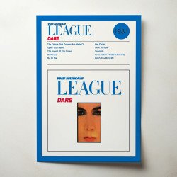 The Human League – Dare Fine Art Album Poster