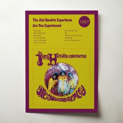 The Jimi Hendrix Experience - Are You Experienced Fine Art Album Poster