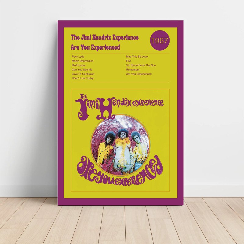 The Jimi Hendrix Experience - Are You Experienced Fine Art Album Poster