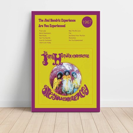 The Jimi Hendrix Experience - Are You Experienced Fine Art Album Poster