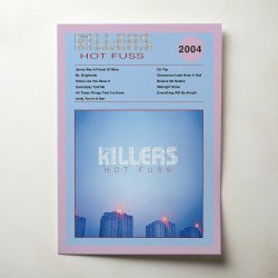 The Killers - Hot Fuss Fine Art Album Poster