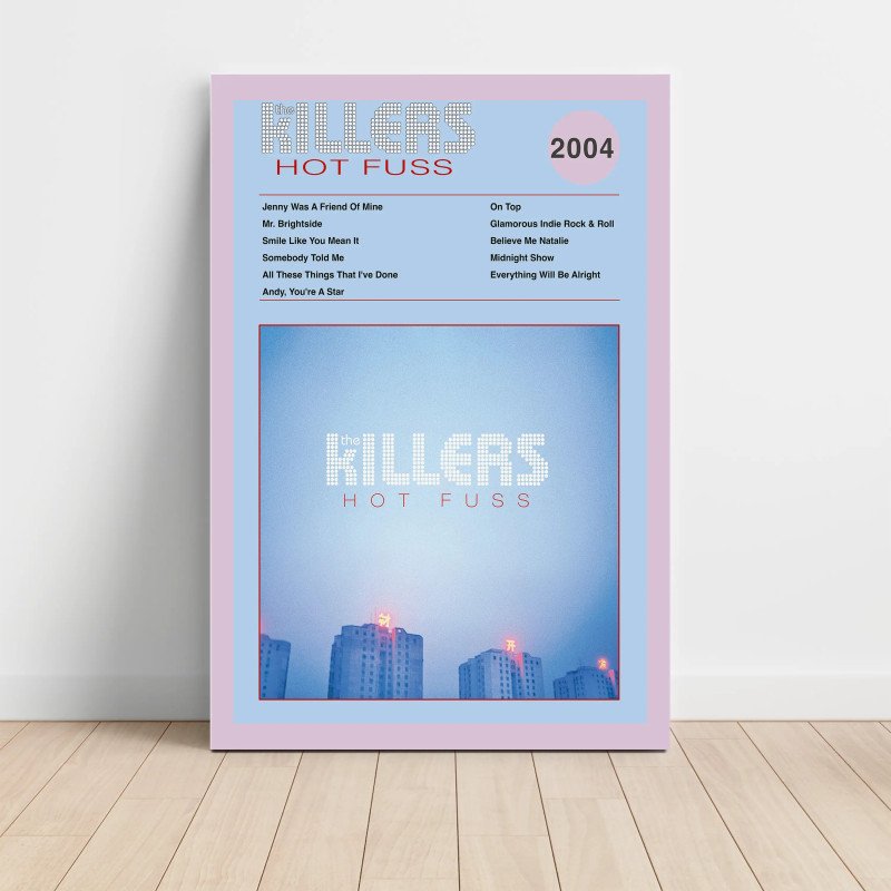 The Killers - Hot Fuss Fine Art Album Poster The Killers - Hot Fuss Fine Art Album Poster