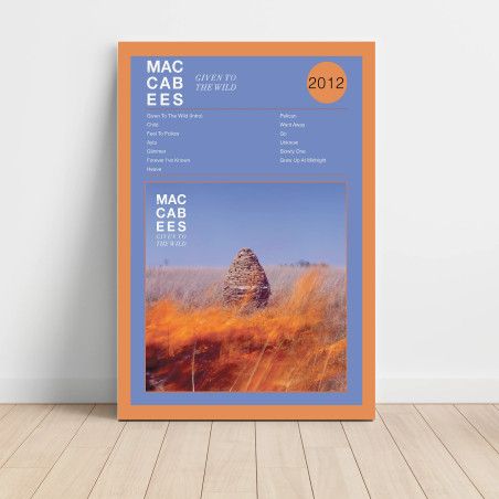 The Maccabees – Given To The Wild Fine Art Album Poster