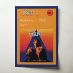 The Police – Zenyatta Mondatta Fine Art Album Poster