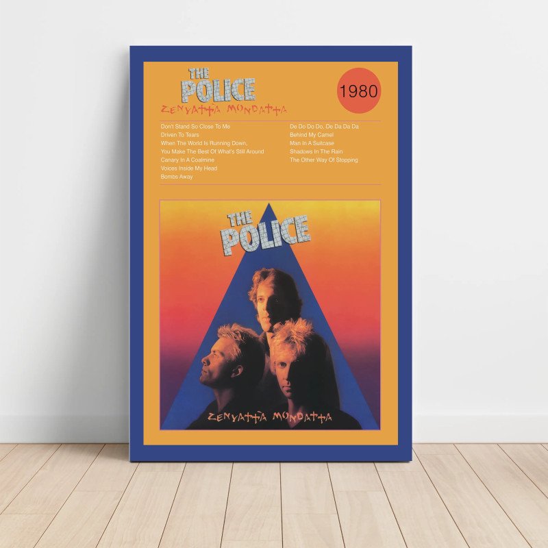 The Police – Zenyatta Mondatta Fine Art Album Poster The Police – Zenyatta Mondatta Fine Art Album Poster