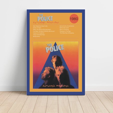 The Police – Zenyatta Mondatta Fine Art Album Poster