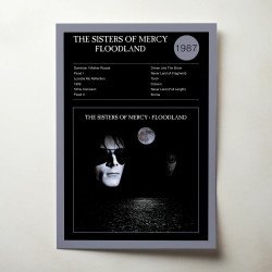 The Sisters Of Mercy – Floodland Fine Art Album Poster