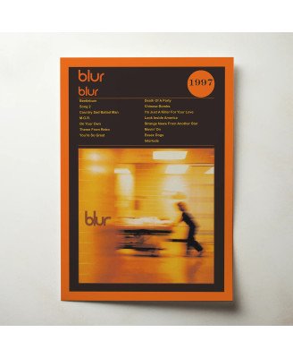 Blur - Blur Fine Art Album Poster - Music Wall Decor