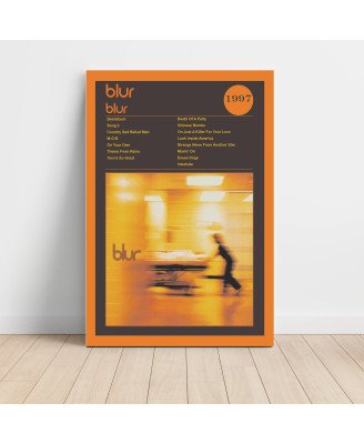 Blur - Blur Fine Art Album Poster - Music Wall Decor