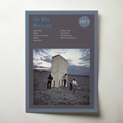 The Who - Who's Next Fine Art Album Poster