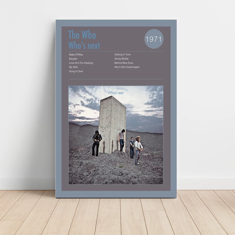 The Who - Who's Next Fine Art Album Poster The Who - Who's Next Fine Art Album Poster