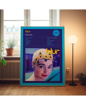 Blur - Leisure Fine Art Album Poster - Music Wall Decor