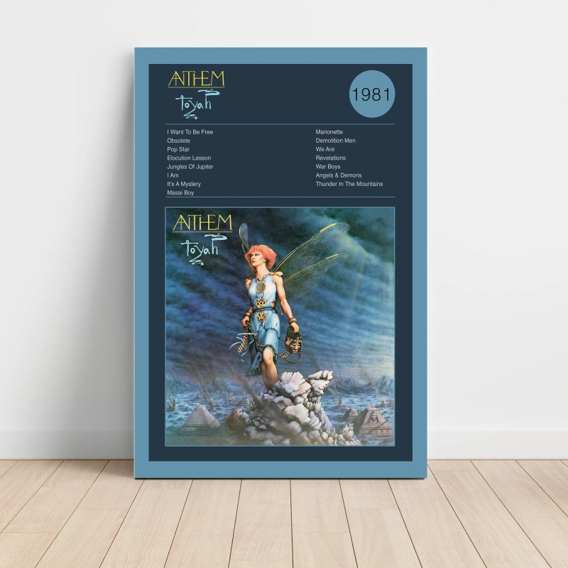 Toyah – Anthem Fine Art Album Poster Wall Art