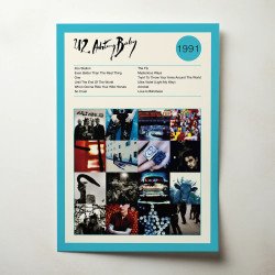 U2 – Achtung Baby Fine Art Album Poster Wall Art