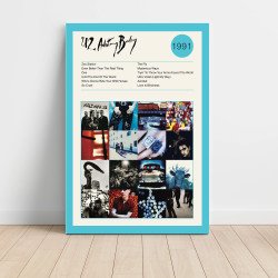 U2 – Achtung Baby Fine Art Album Poster Wall Art