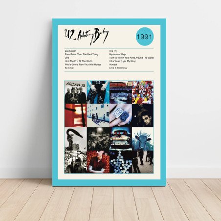 U2 – Achtung Baby Fine Art Album Poster Wall Art