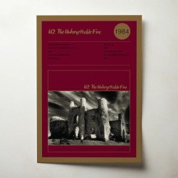 U2 – The Unforgettable Fire Fine Art Album Poster