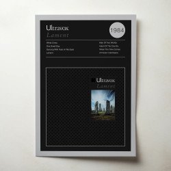 Ultravox – Lament Fine Art Album Poster Wall Art