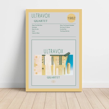 Ultravox – Quartet Fine Art Album Poster Wall Art