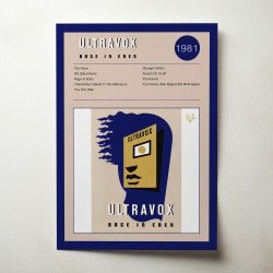 Ultravox – Rage In Eden Fine Art Album Poster