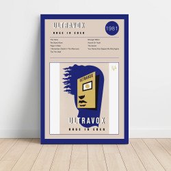 Ultravox – Rage In Eden Fine Art Album Poster