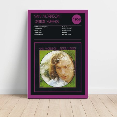 Van Morrison - Astral Weeks Fine Art Album Poster