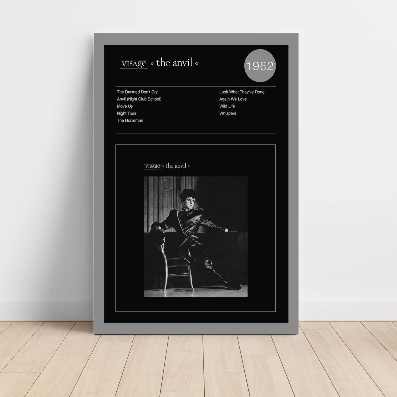 Visage – The Anvil Fine Art Album Poster Wall Art