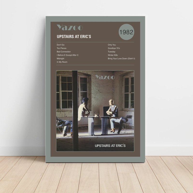 Yazoo – Upstairs At Eric's Fine Art Album Poster