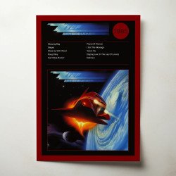 ZZTop Afterburner Fine Art Album Poster - Music Decor
