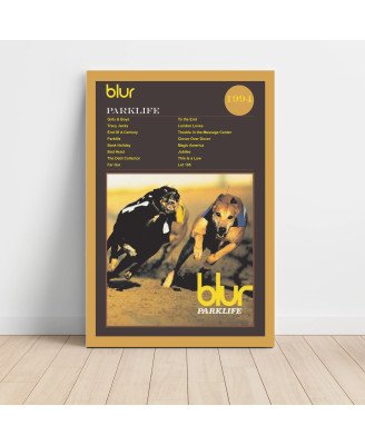 Blur - Parklife Fine Art Album Poster - Music Wall Decor