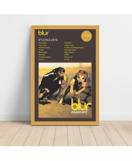 Blur - Parklife Fine Art Album Poster - Music Wall Decor