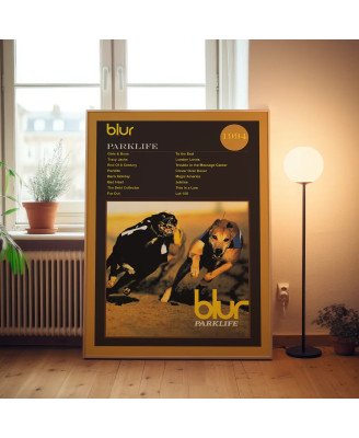 Blur - Parklife Fine Art Album Poster - Music Wall Decor